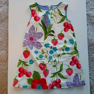 Mini Boden Lined Dress 3-4y